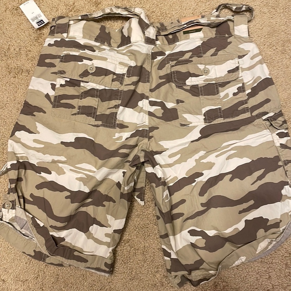 Brand new Camo shorts with tags